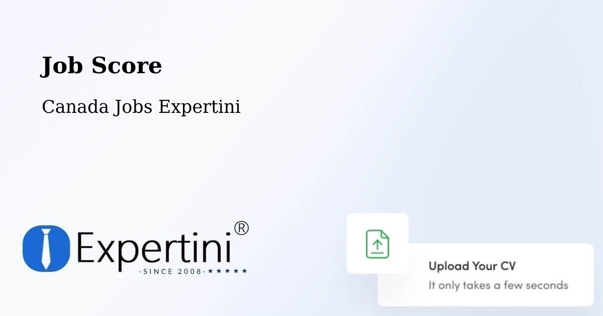 Job Score & Job Description Score Tool – Valleyview - Canada Jobs Expertini